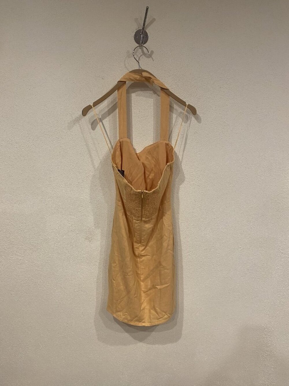 Abercrombie & Fitch Dress Womens Medium Petite Orange Slip Mini - Picture 5 of 5